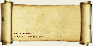 Jakov Aćin vizit kartica